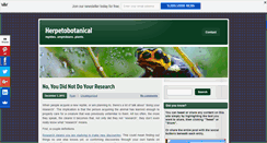 Desktop Screenshot of herpetobotanical.com
